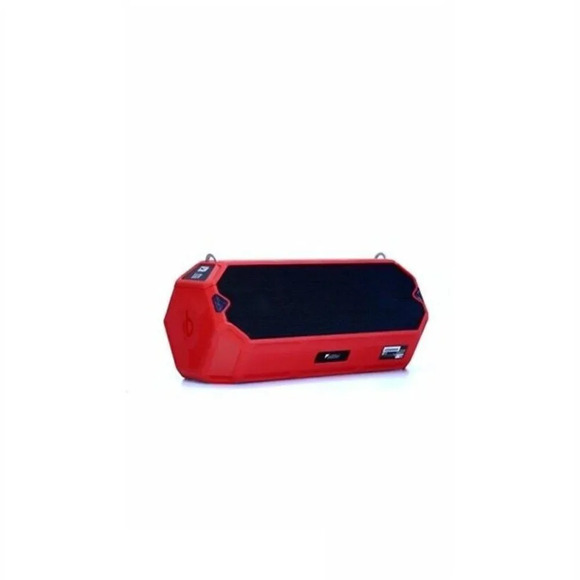Altec Lansing HydraShock Red Everything Proof Portable Bluetooth Speaker - Picture 3 of 12